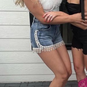 Akira Rhinestone shorts